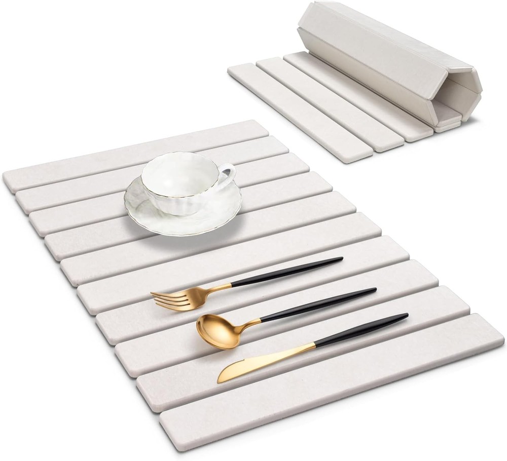 Lar Stone Dish Drying Mats for Kitchen Counter, ×, Fast Drying