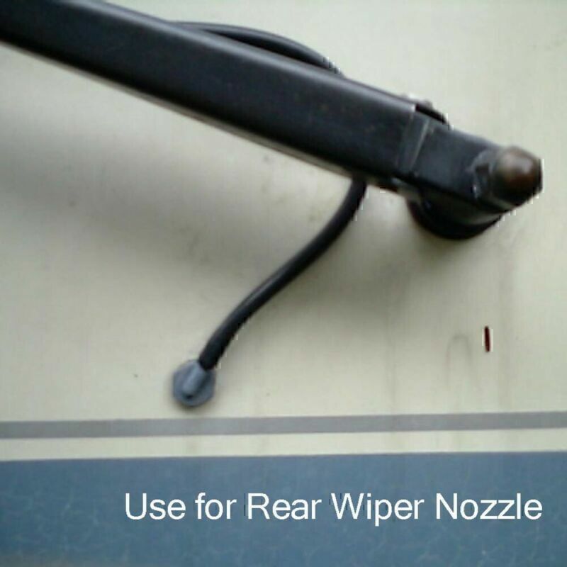 Front Windshield Washer Squirter Nozzle Spray + Washer Fluid Tube Universal Car