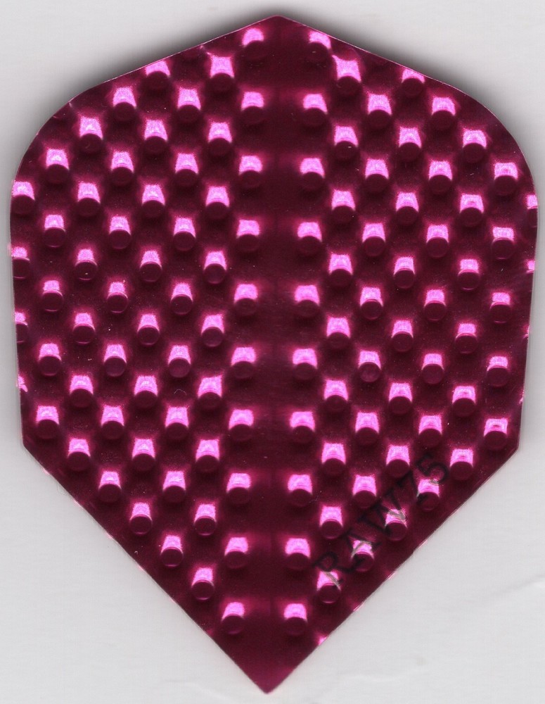 HOT PINK Dimplex Dart Flights: 3 per set