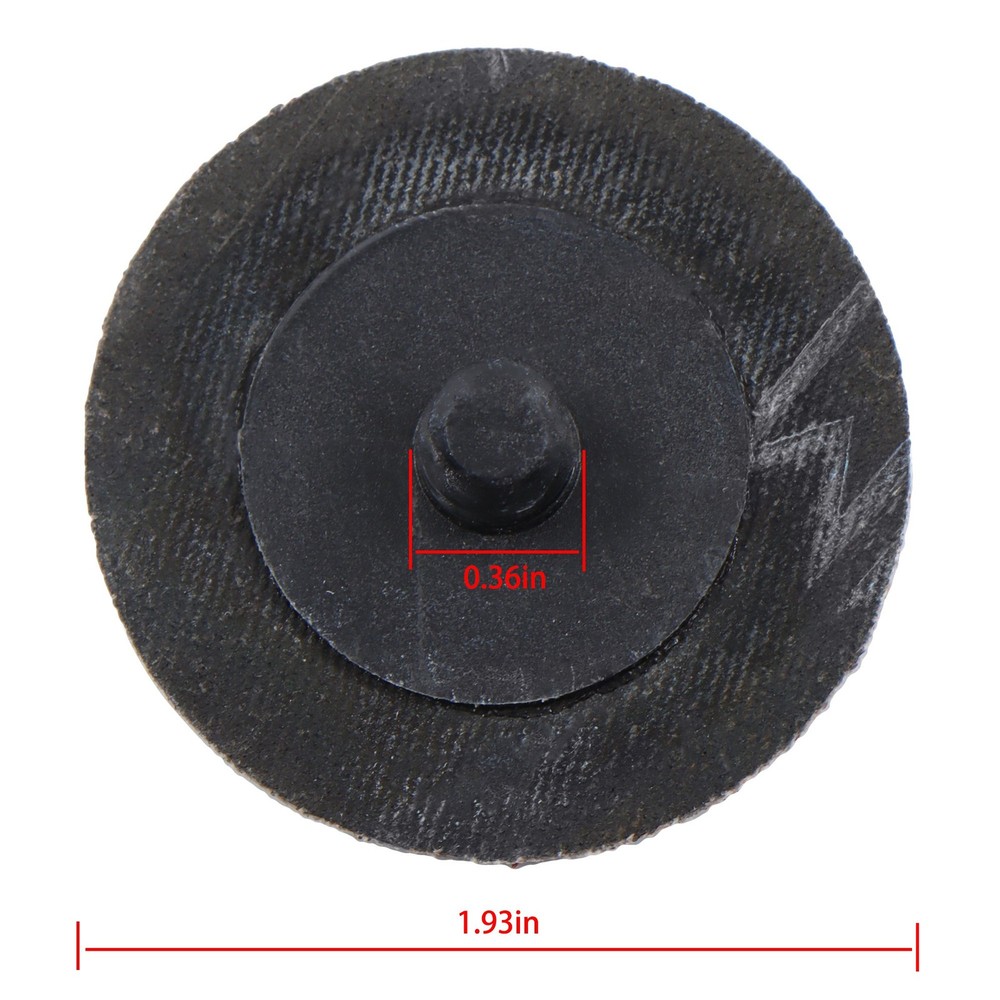 150 Pack 2" Roll Lock Die Grinder Sanding Discs 36 Grit Medium Torque Sand Discs