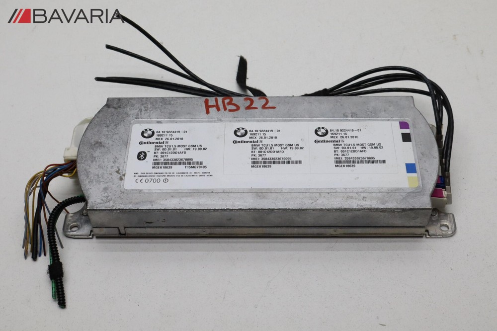 OEM 09-12 BMW Bluetooth Telematics Control Unit Used