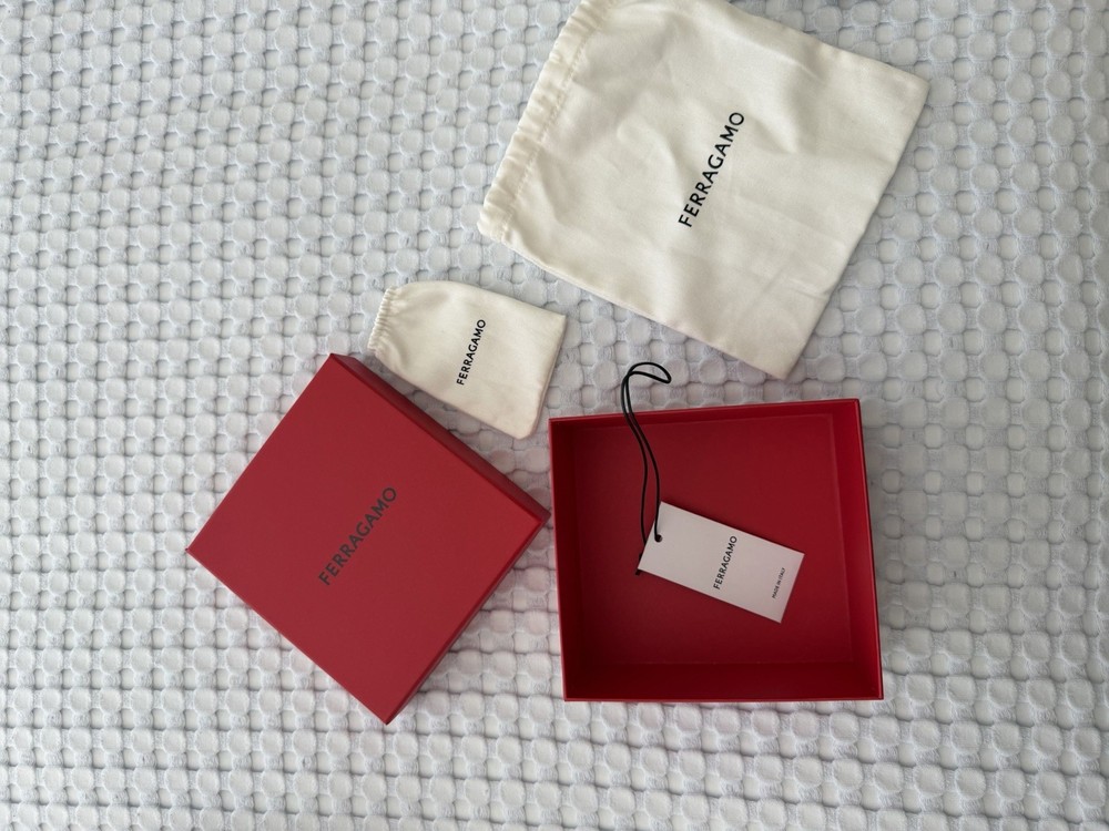 Ferragamo Belt Box With 2 Dust Bags