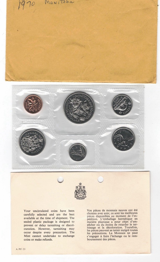 1970 Canada Proof Like Set - Royal Canada Mint -