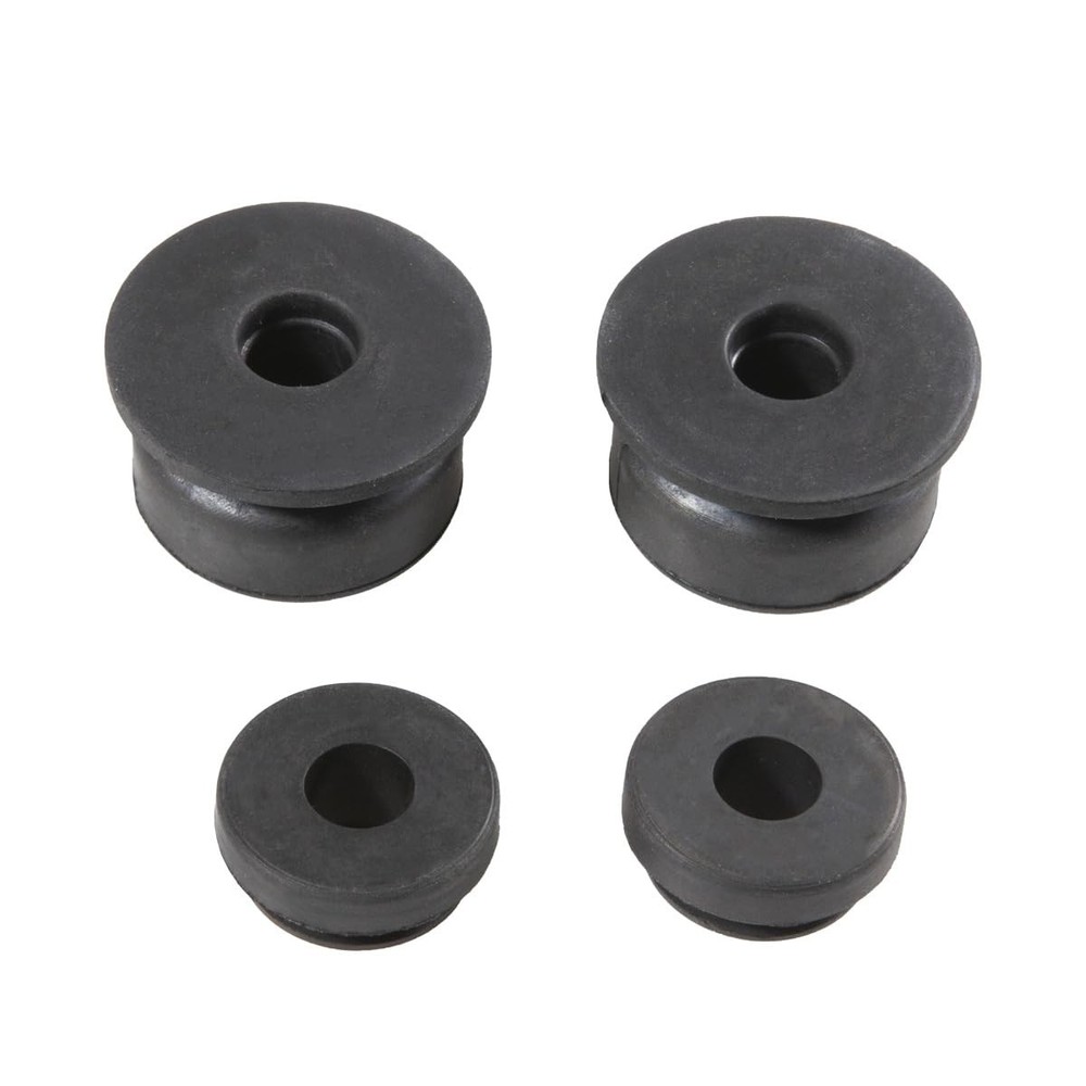 RLB-HILON 4PCS Radiator Support Rubber Cushion Mount Bushings Black