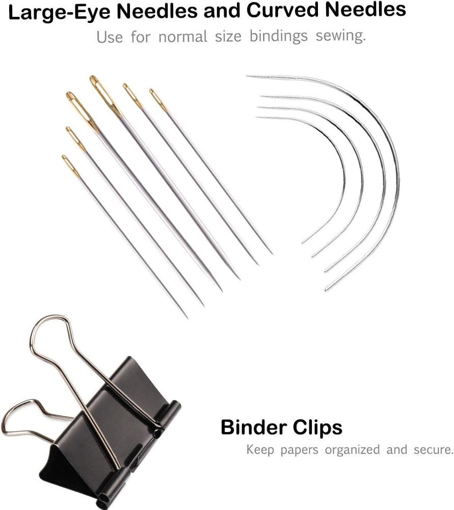 Comprehensive Bookbinding Tools Set: Perfect for School Projects & DIY Crafts