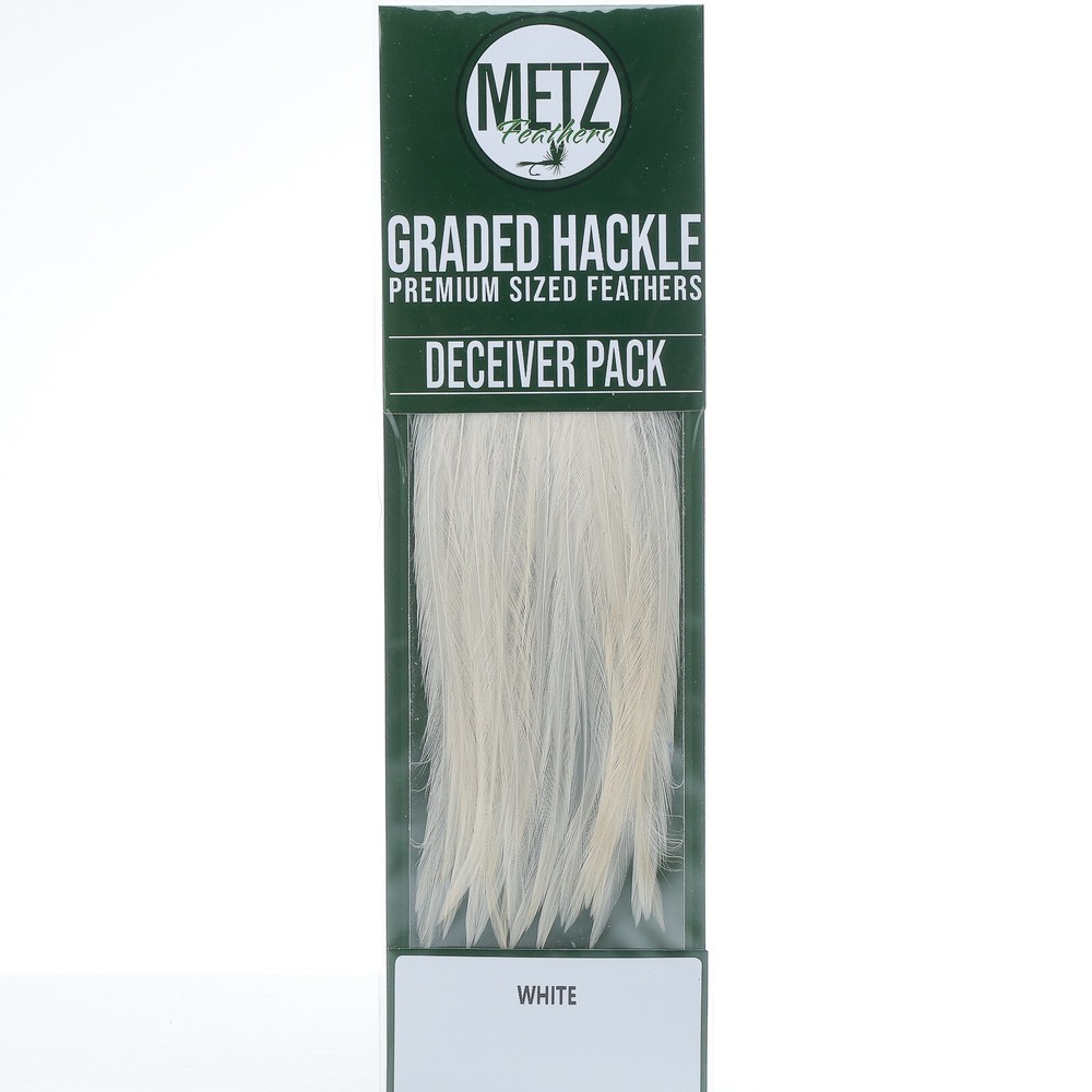 Metz Hackle Deceiver Pack - White