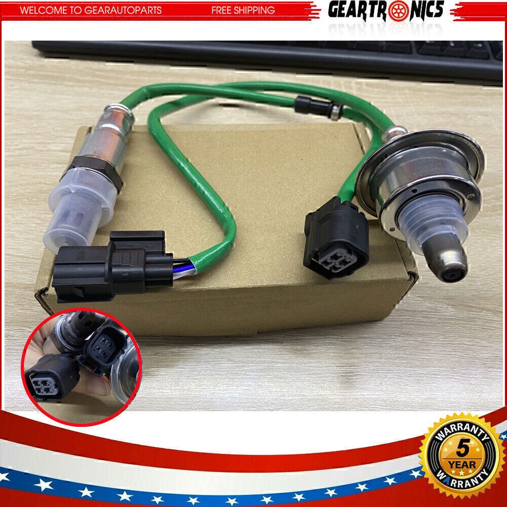 2PCS Oxygen O2 Sensor Upstream & Downstream For 2007-2011 Honda Cr-V 2.4L NEW