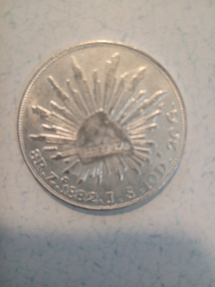 1882 Mexican Republic Coin