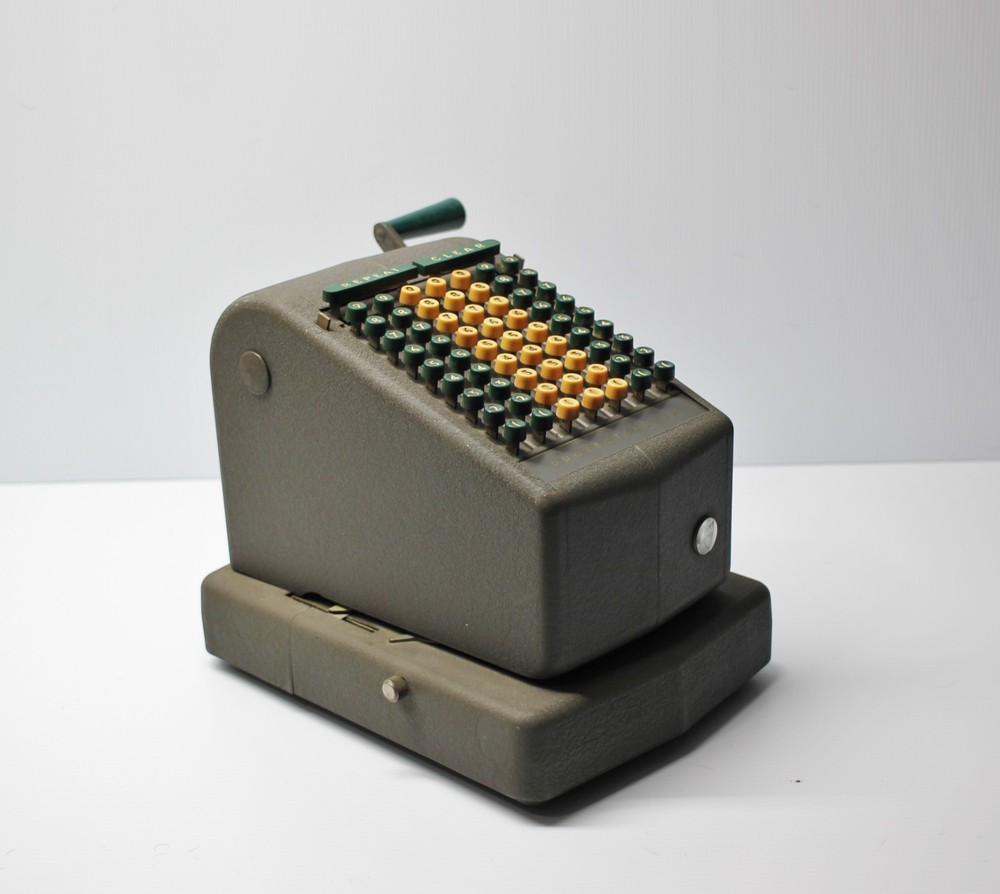 Vintage Todd Protectograph Model 74 Check Writer Writing Machine