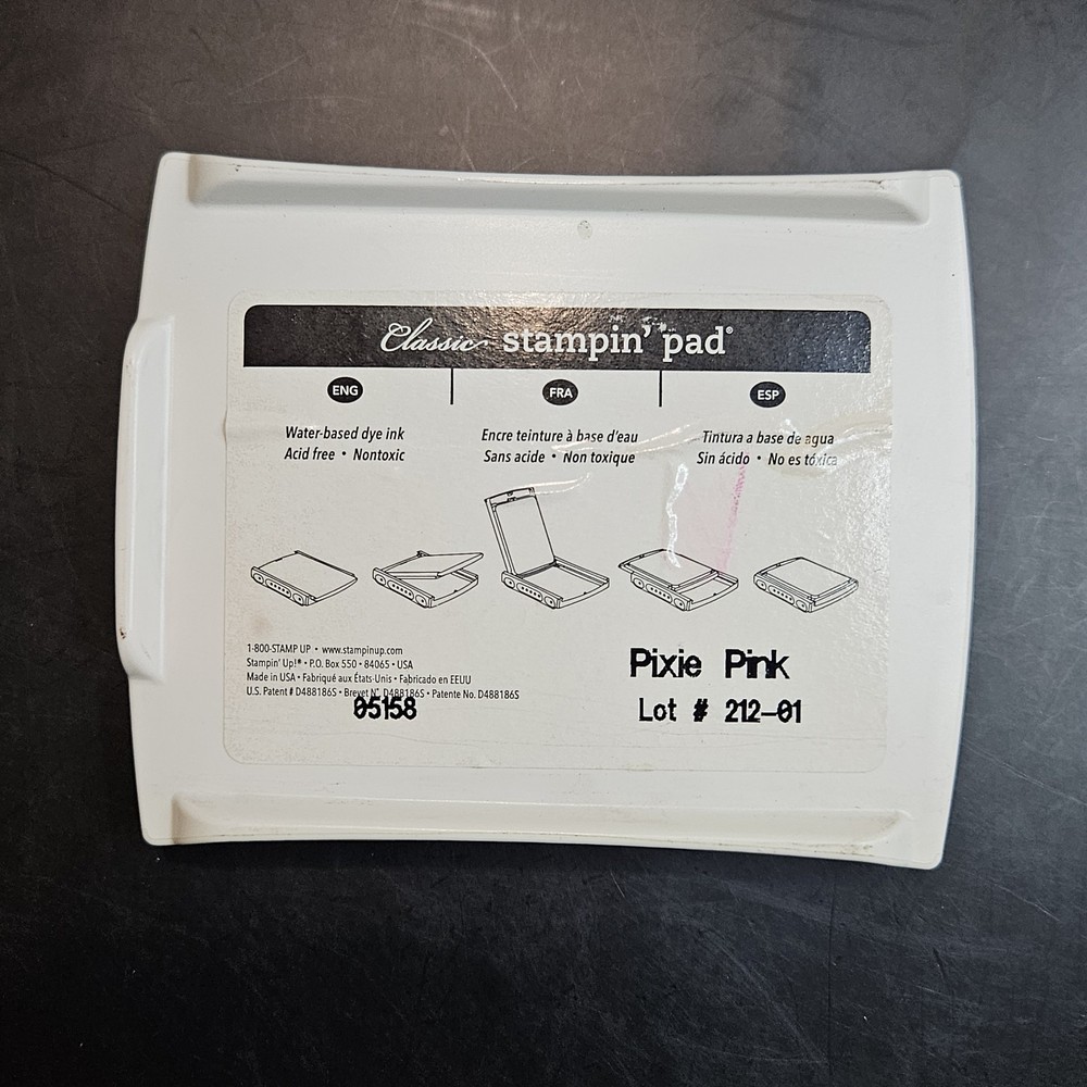 PIXIE PINK Stampin' Up! Classic Dye Ink Pad gt3