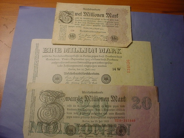 Germany 3 Inflation Notes #88814