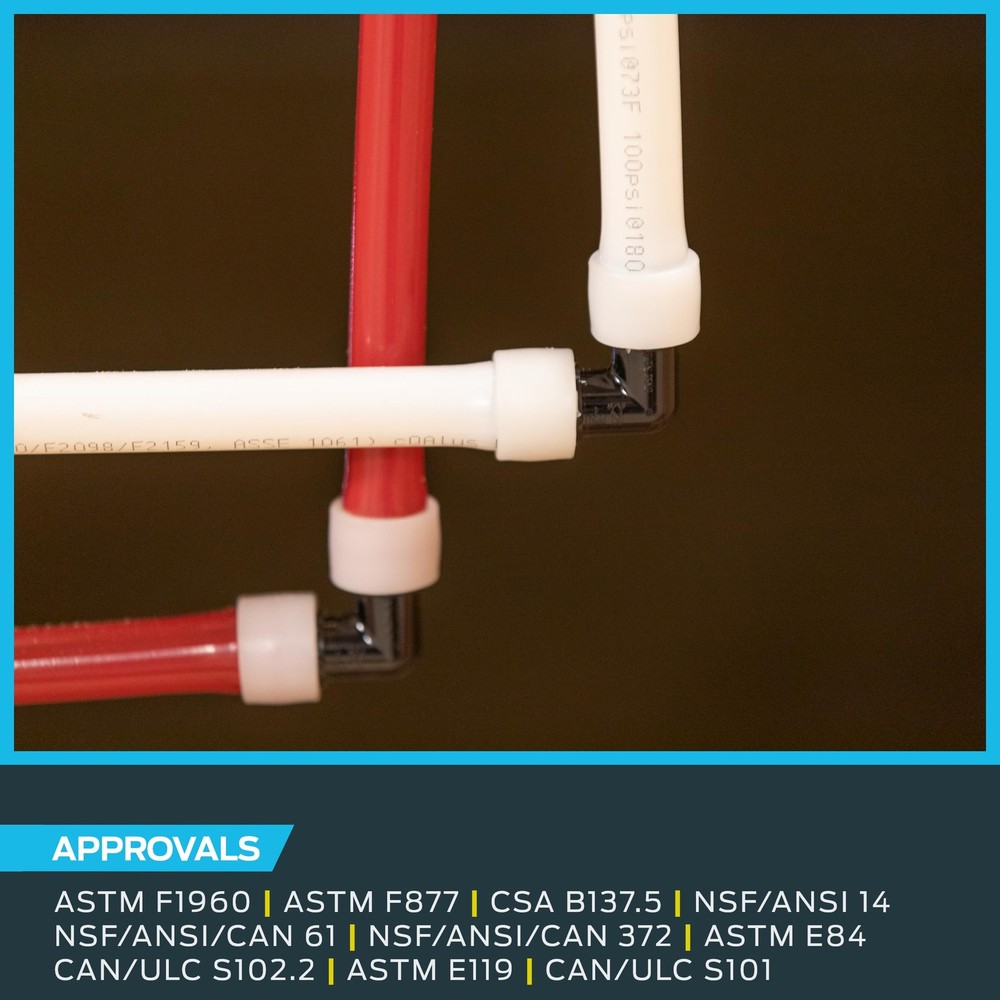 Poly Expansion 90 Degree Coupling for PEX-A Pipe Plumbing Fitting 0.75 In