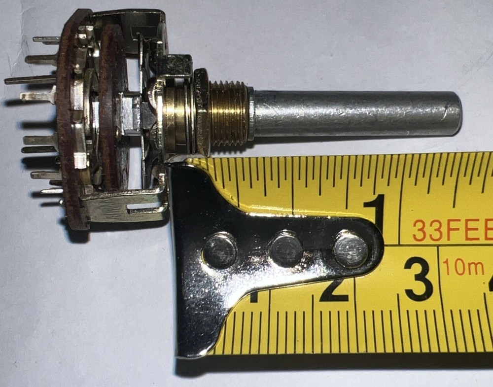 Alpha 6 Position, 2 Pole, Rotary Selector Switch Condition is New