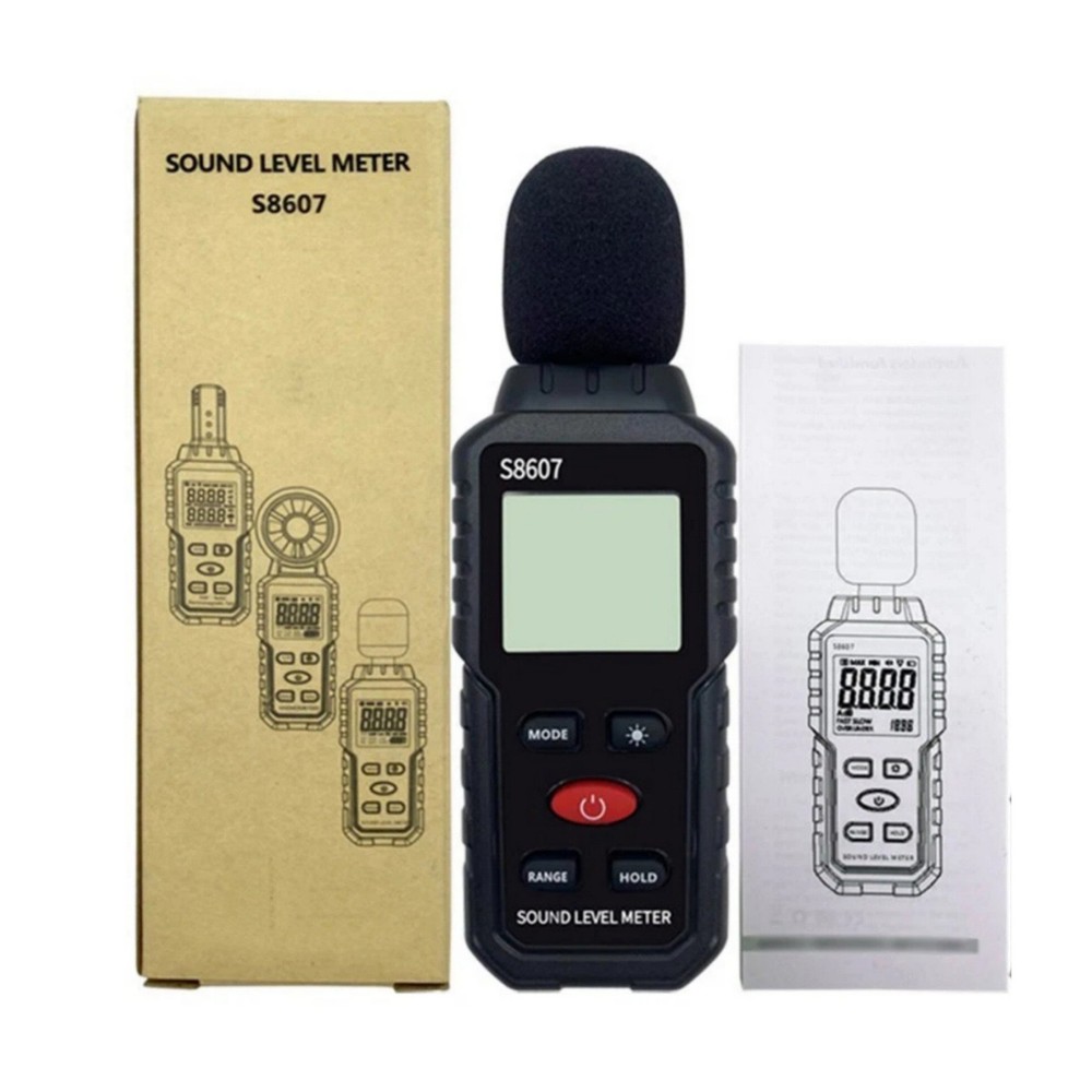 Digital Noise Level Meter 30-130dB Measuring Device with Max Min Record Function