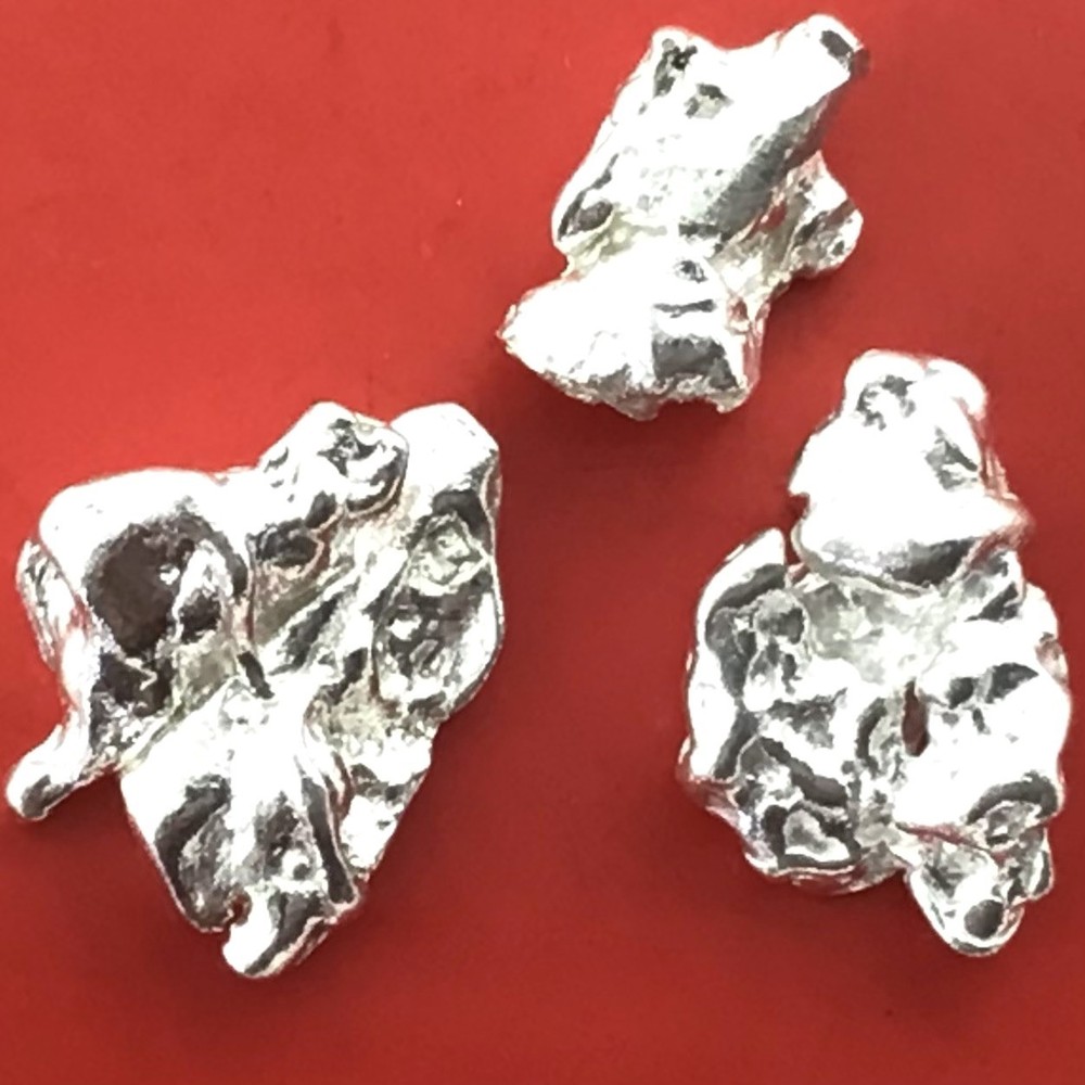 Australian Silver Nugget 2.04 grams Natural Native High Quality Hand Prospected