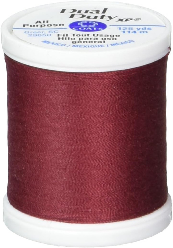 Dual Duty XP General Purpose Thread, 125-Yard, Barberry Red