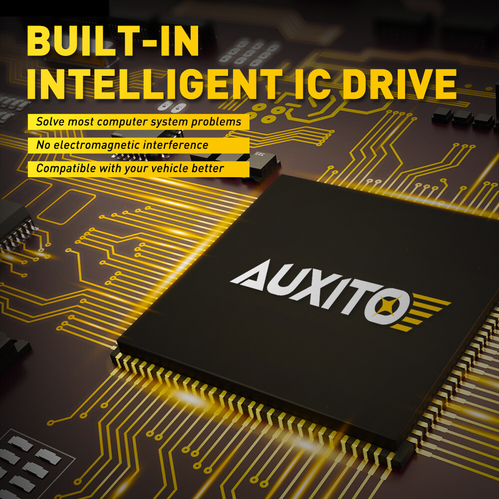 AUXITO 9006 LED Bulb Headlight Conversion Kit Low Beam White Super Bright 6500K