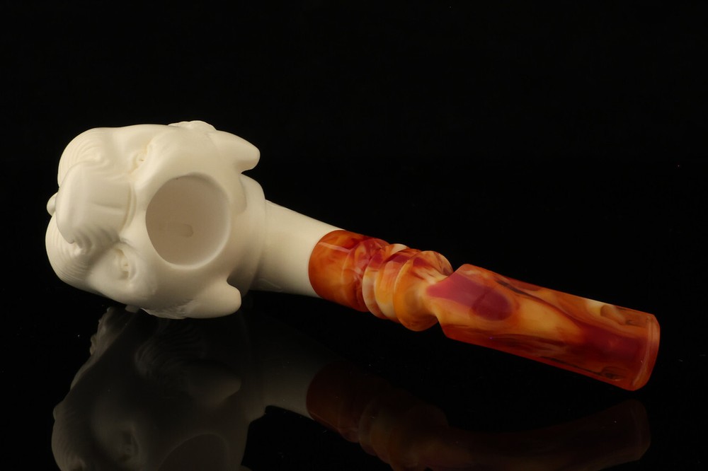 Hercules Block Meerschaum Pipe with fitted case 14763