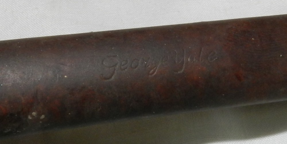 Estate Smoking pipe - Smoked - George Yale Bench Made