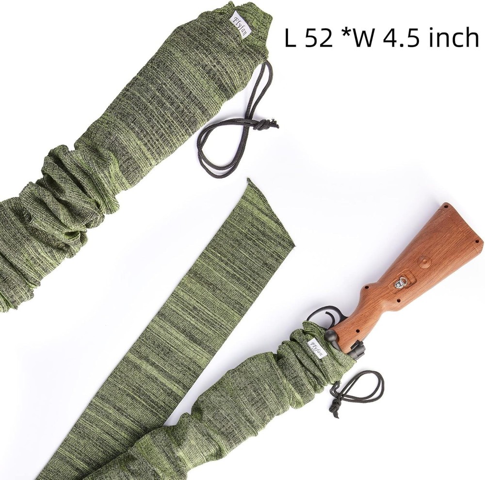 Versatile 52 Inch Gun Socks - Stretchable and Soft Fabric for Firearm Protection