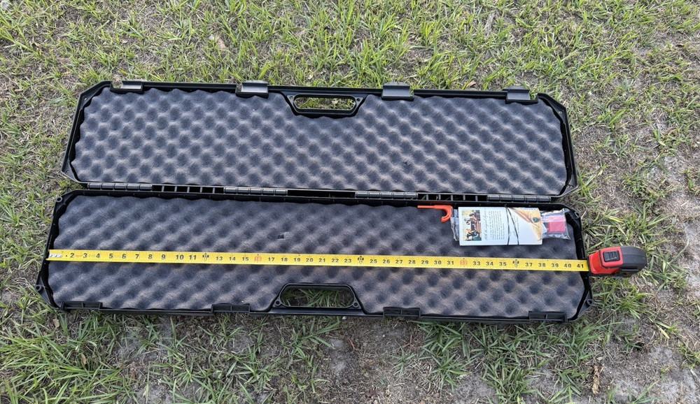 Hard Plastic Rifle Case With Foam, Black