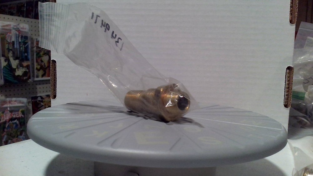 BRASS VALVE PIN - 3 THREADS - PITCH 2mm- HEX.26mm FAEMA