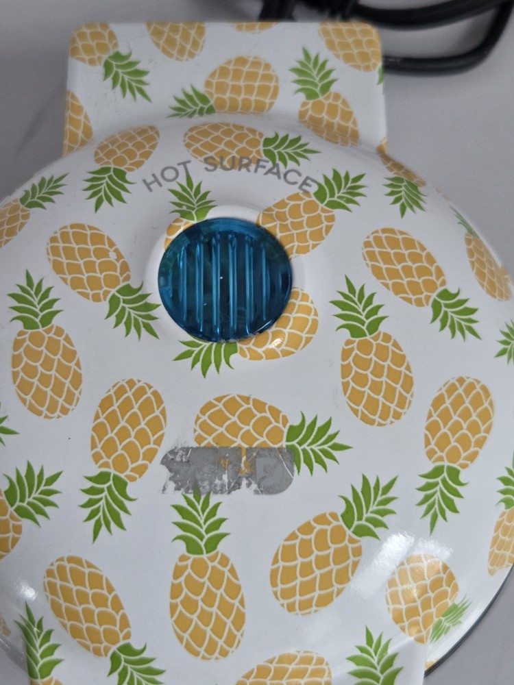 2 - DASH Pineapple & Ghost Mini 4" Waffle Maker Non-Stick Cooking Surface
