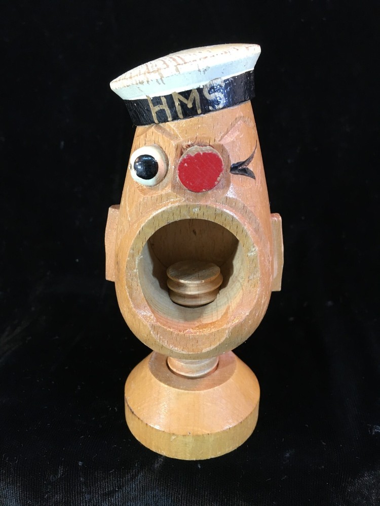 HMS Wooden Sailor Nut Cracker 1940's