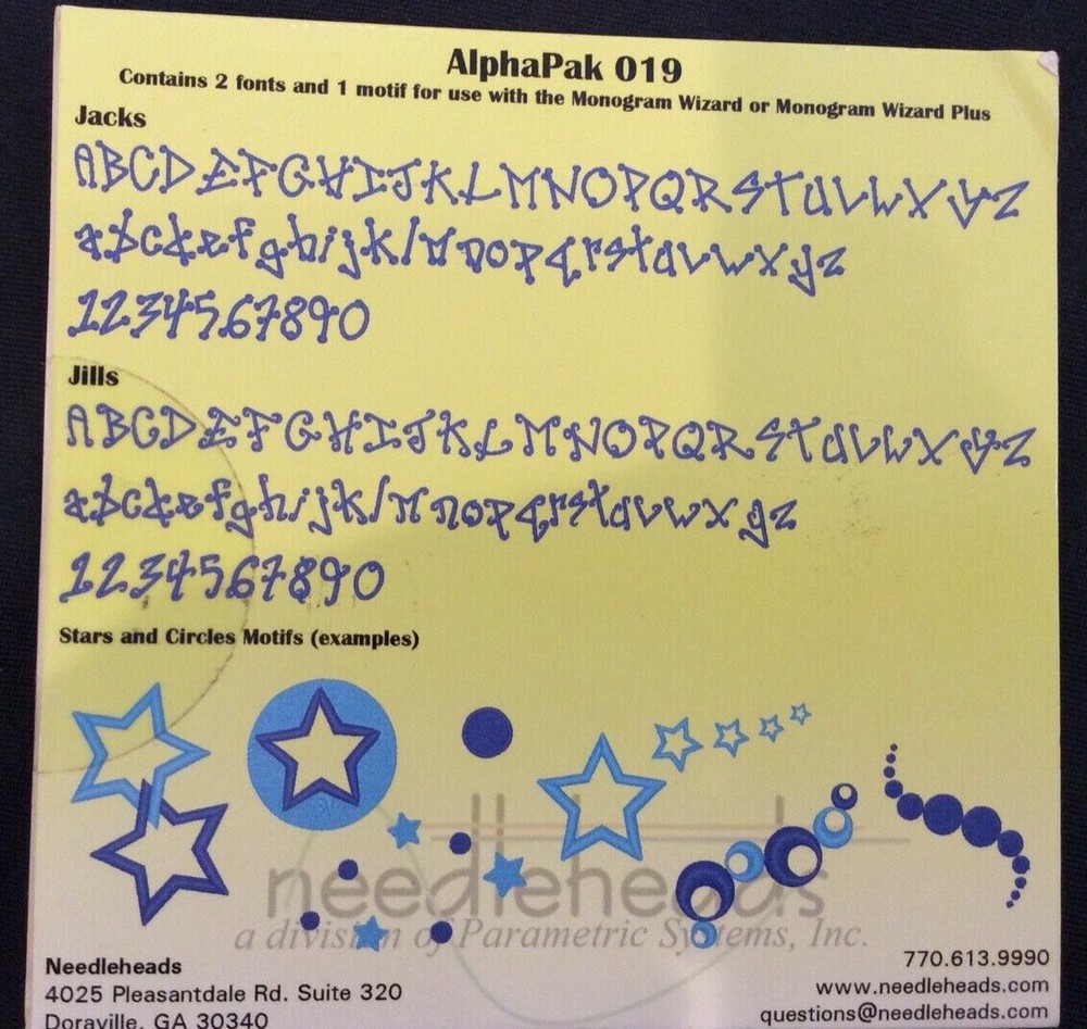 MONOGRAM WIZARD ALPHA PAK 019