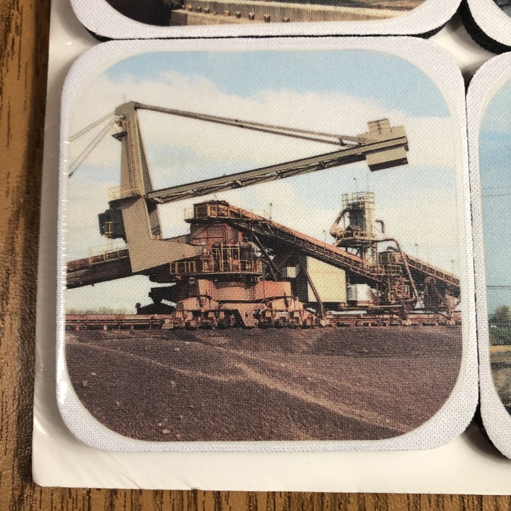 CSX Toledo Dock Beverage Coasters (Set 4 Sealed) *RARE*