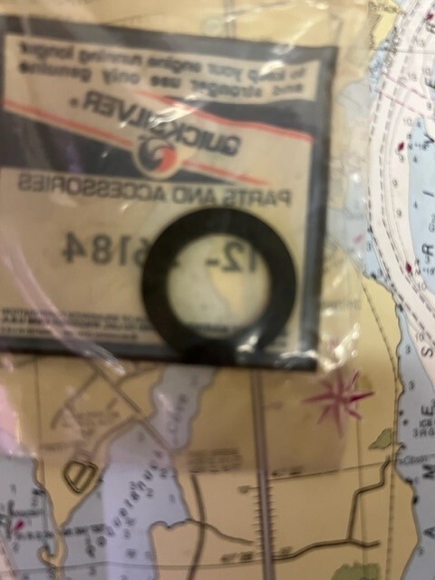 Quicksilver #12-56184 Rubber Washer.