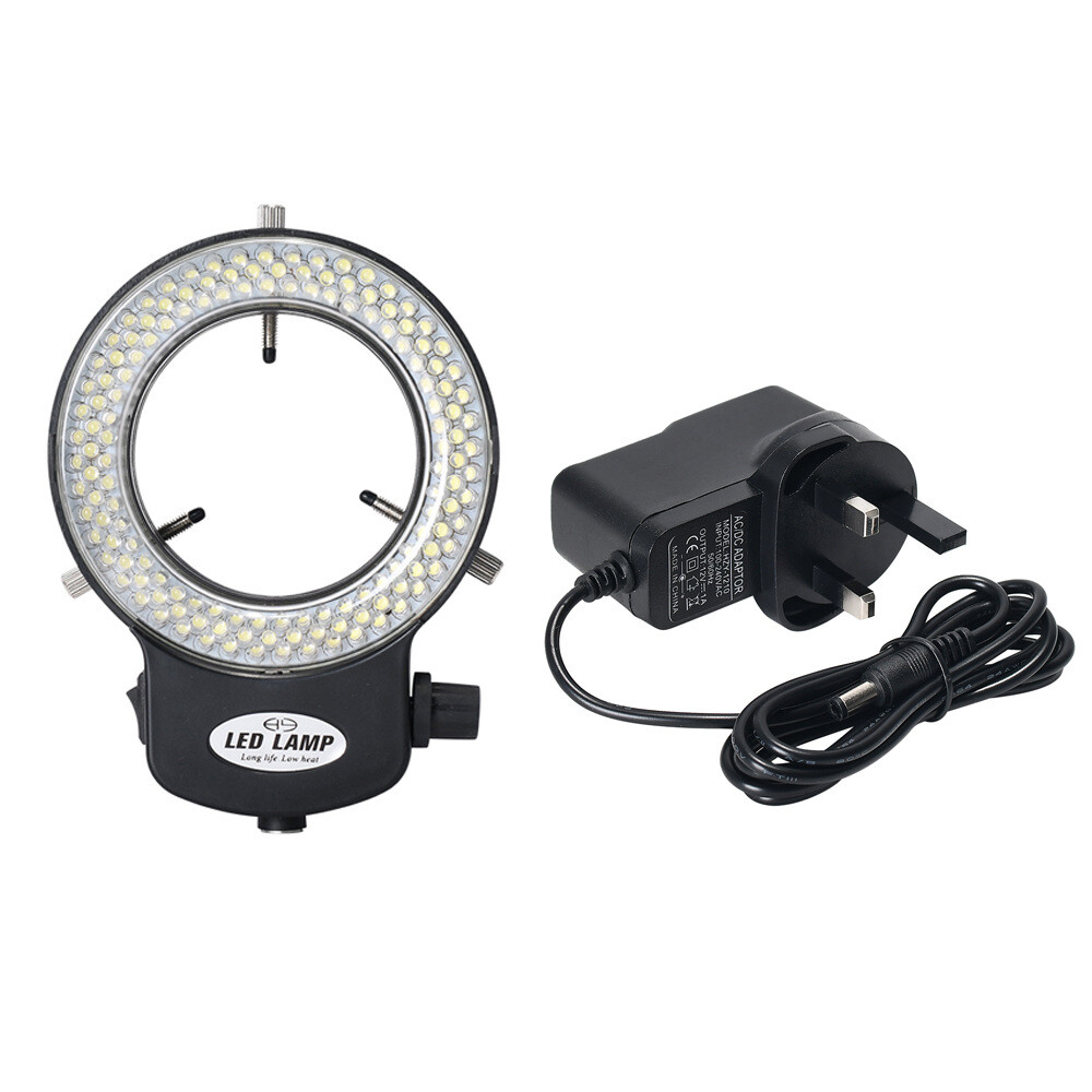 144 LED Adjustable Durable Ring Light Lamp Illuminator for Stereo Microscope