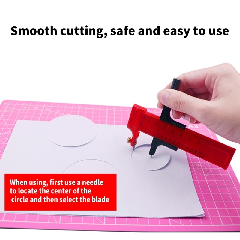 Compass Circle Cutter Compass Cutter Rotary Circle Cutter for Paper