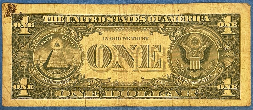 1957 A Silver Certificate Note Circulated