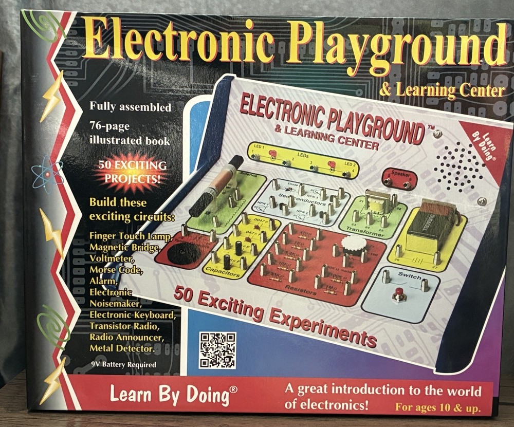 Elenco Electronic Playground & Learning Center 50 Experiments Complete Tested
