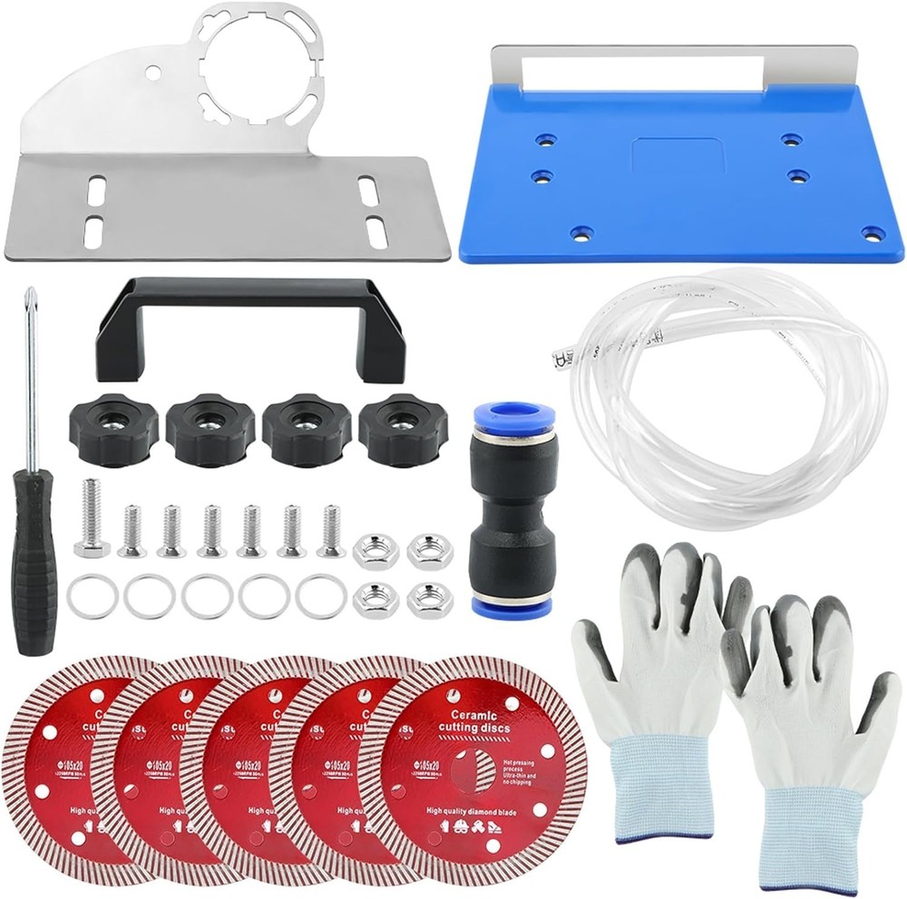 45 Degree Tile chamfering Tool Angle Grinder Stand for 45° Tile Cutting 100-T...