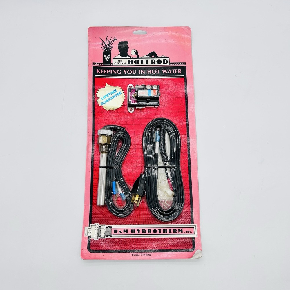 R&M Hydrotherm Hott Rod RV Water Heater Electric Kit NOS Vintage Made USA