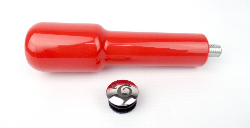 Red Plastic Replacement Spare Espresso Portafilter Handle - M12 Thread