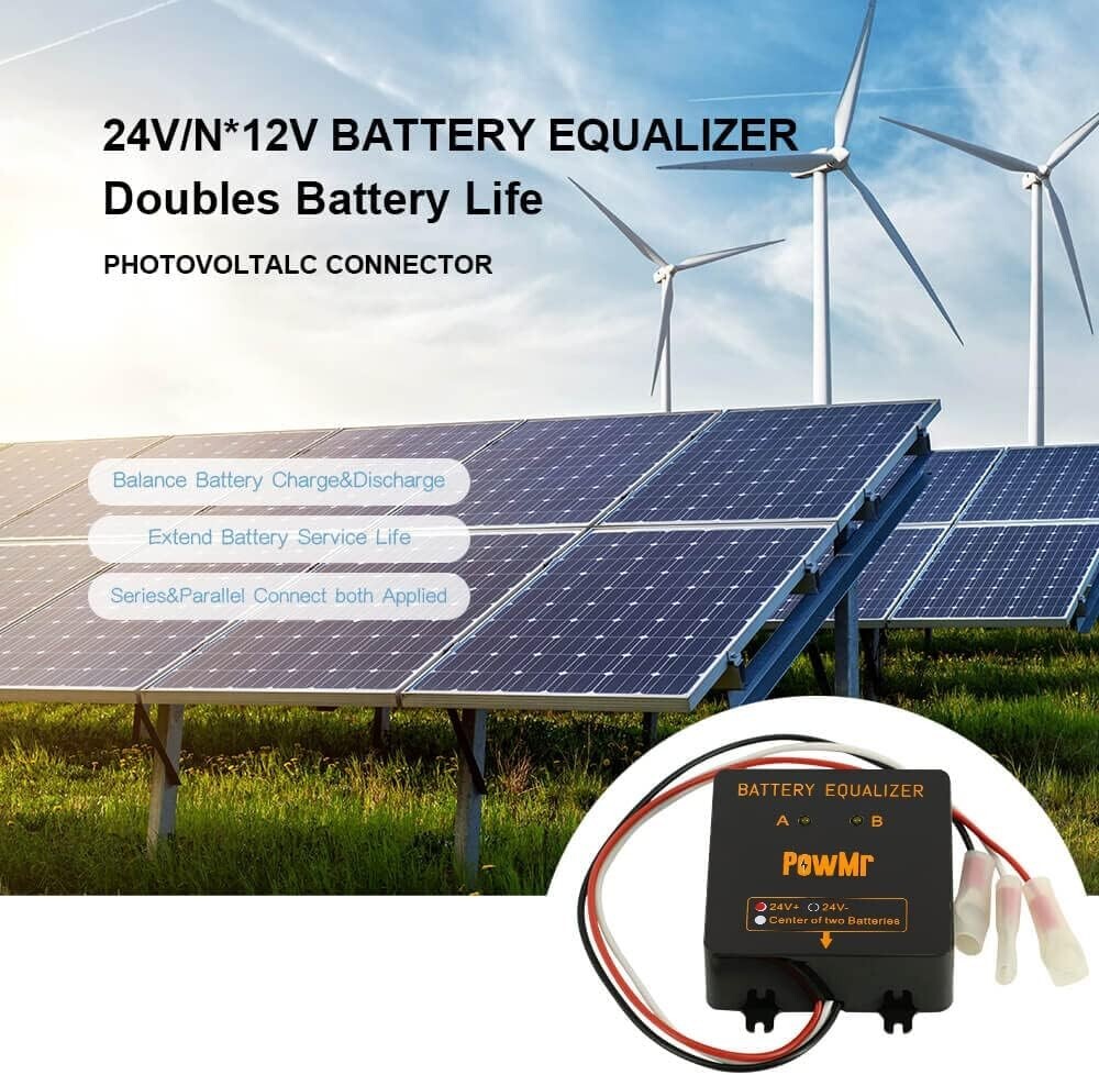 Energy-Efficient 24V Battery Voltage Balancer - Enhances Battery Longevity