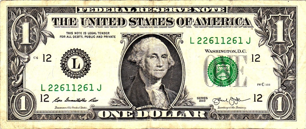 $1 2013 Fancy Serial L22611261J
