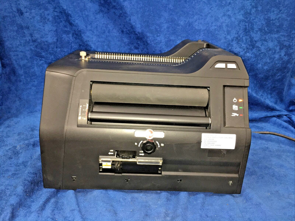 Rhin-O-Tuff CBS 3000 Coil Binding System 3000, Black, Spiral Punch, Bind & Crimp