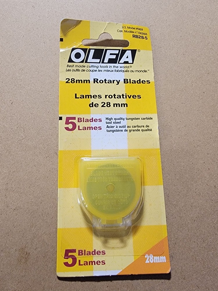 New! Olfa Rotary Blades 28mm RB28-5 ~ 5 Pack!