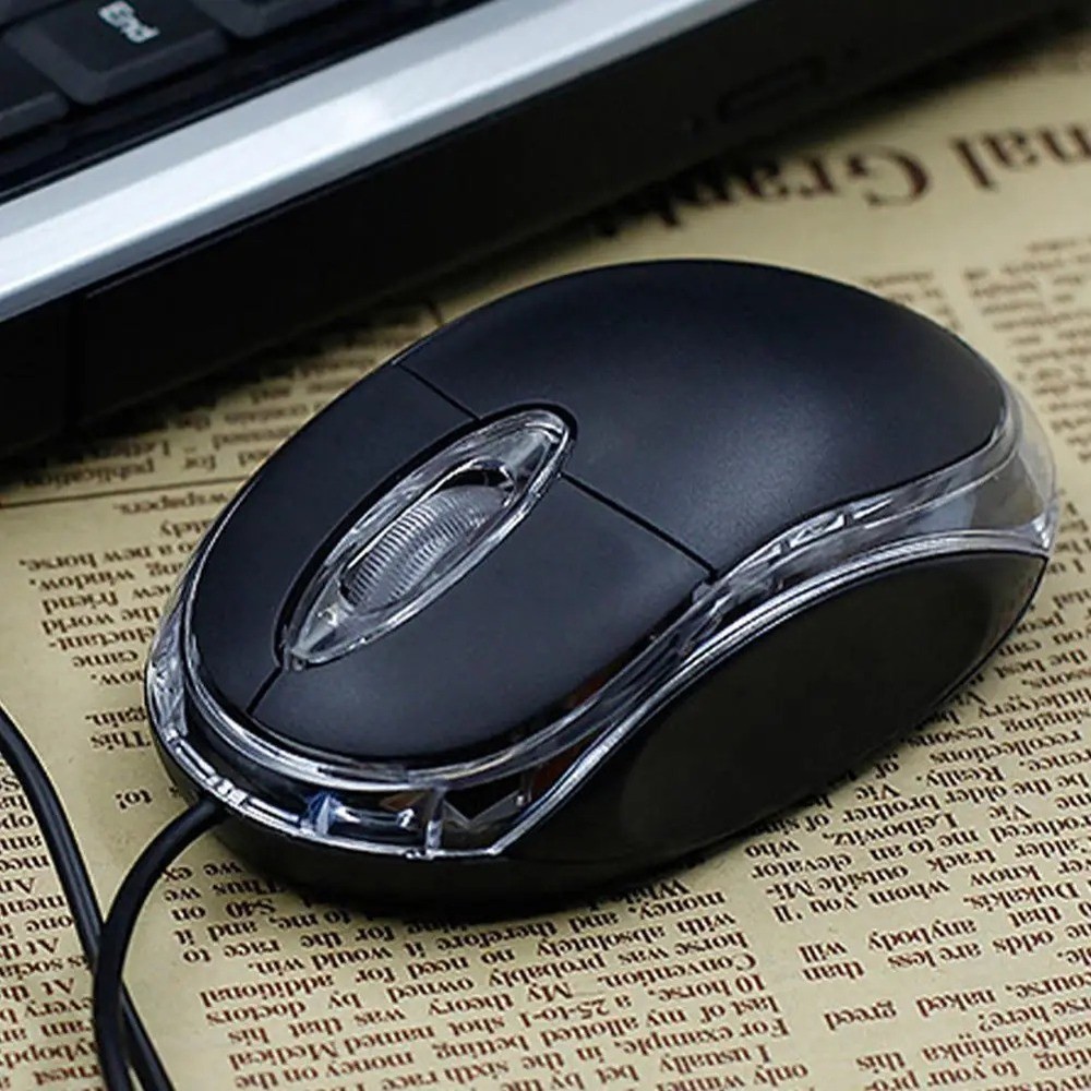 Mini USB Wired Mouse 1000DPI LED Optical Gaming Mouse for PC Laptop Notebook 💻