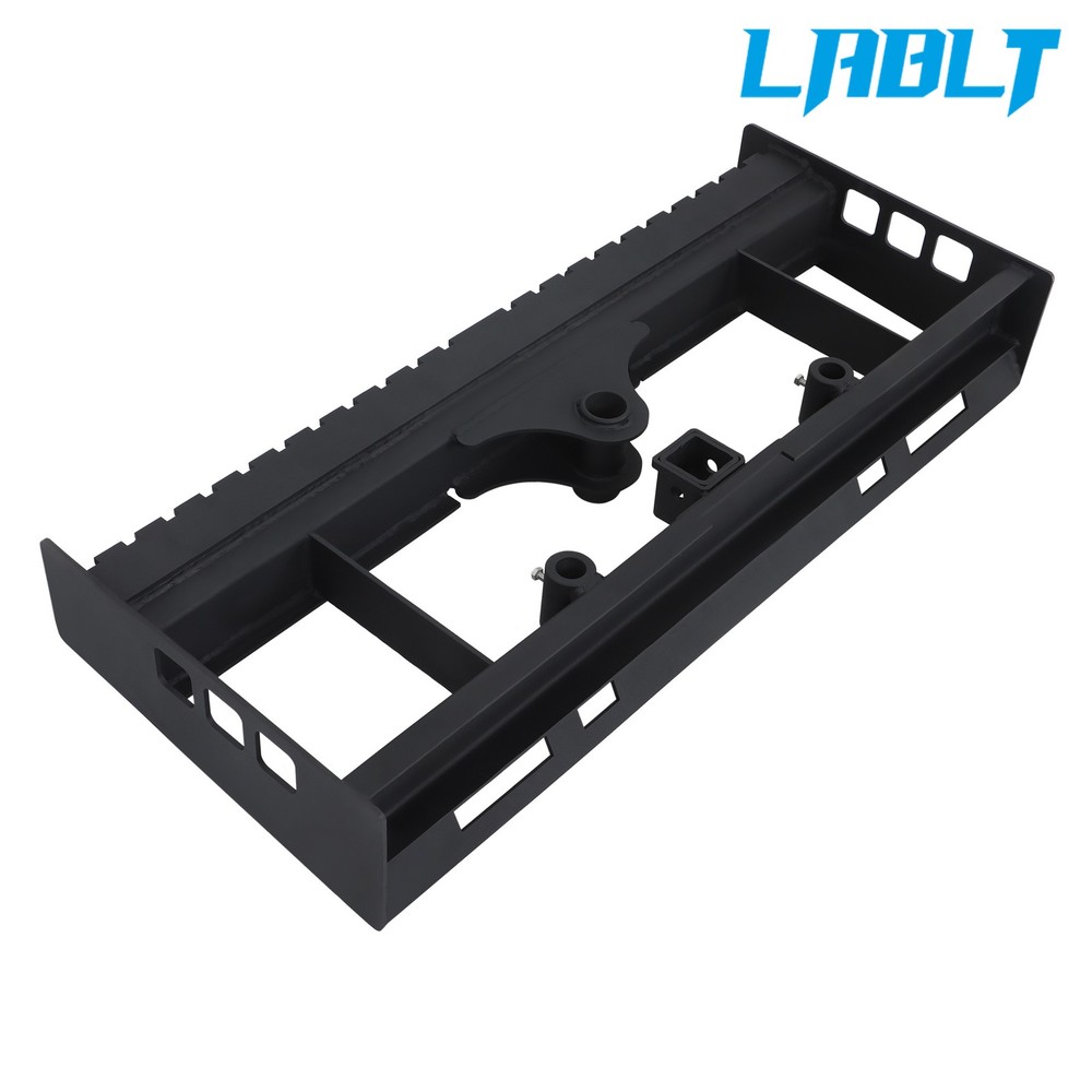 LABLT Skid Steer Pallet Fork Frame W/ Receiver Hitch & Spear Sleeves