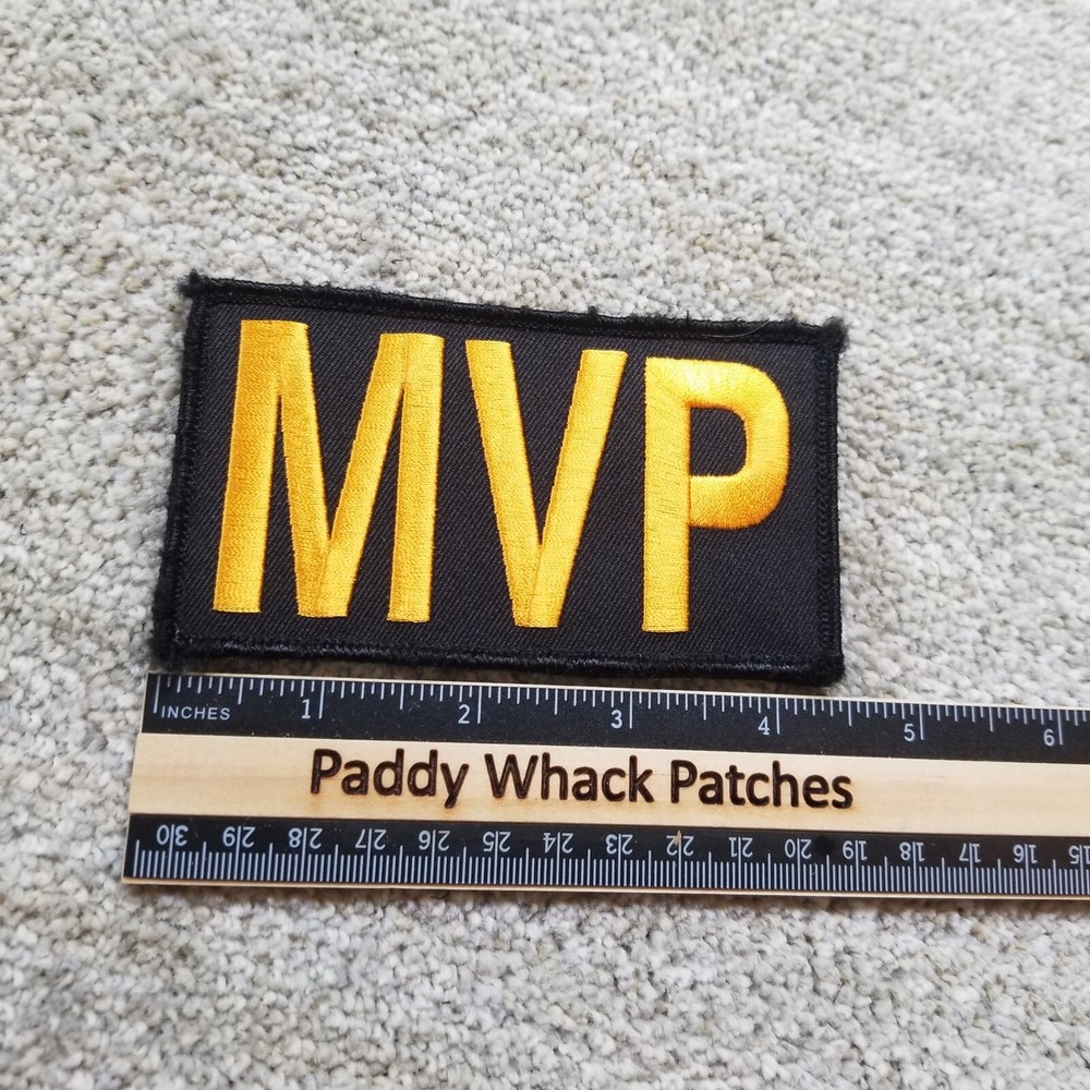 MVP Patch Hook & Loop Back Military Morale Tactical