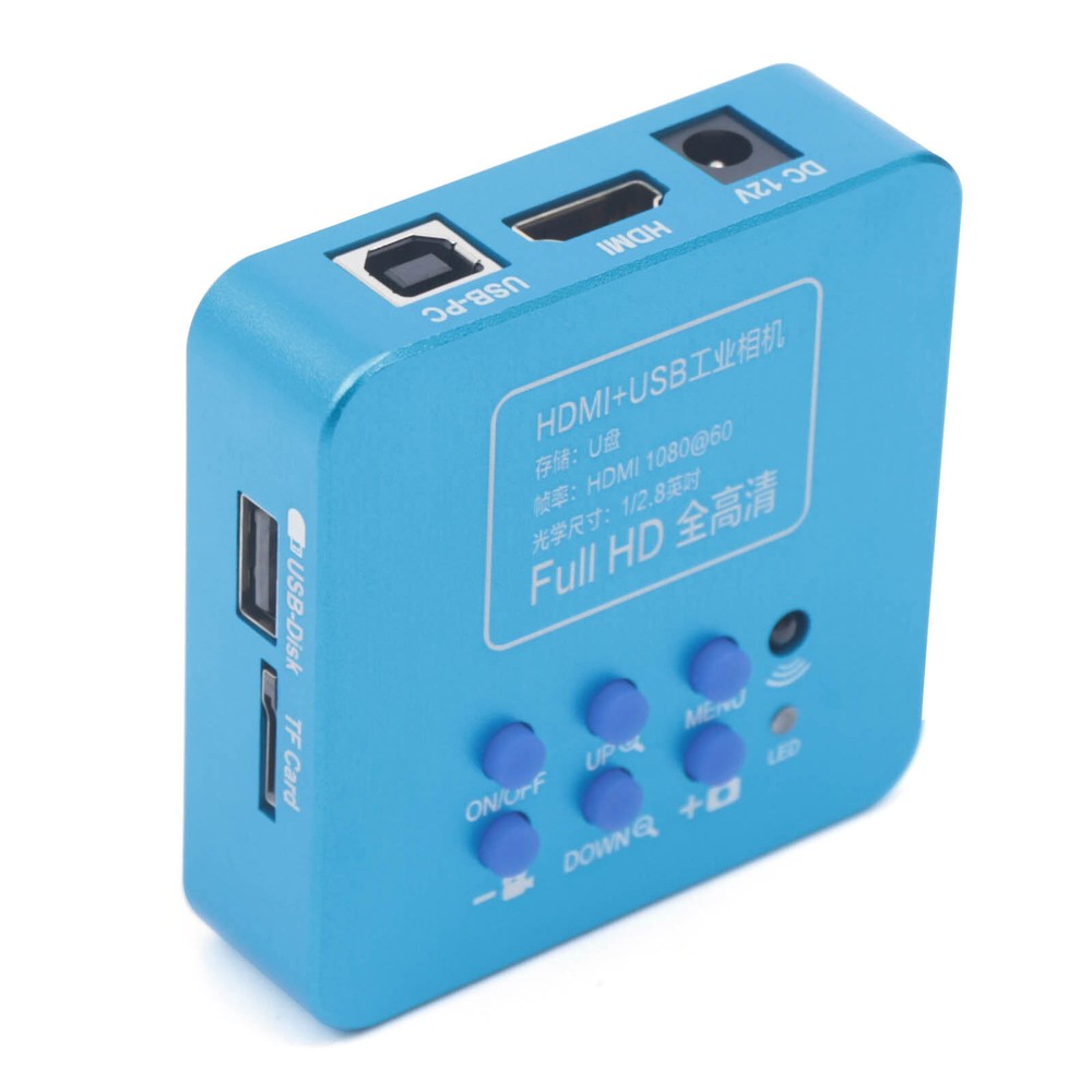 HD 1080p Industrial Digital Video Camera with Remote Control & USB Connectivity