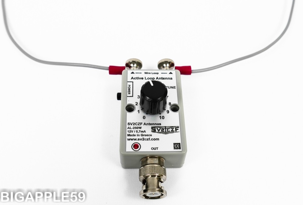 Active HF Customizable Loop Antenna for Portable Scanner Radio Receiver