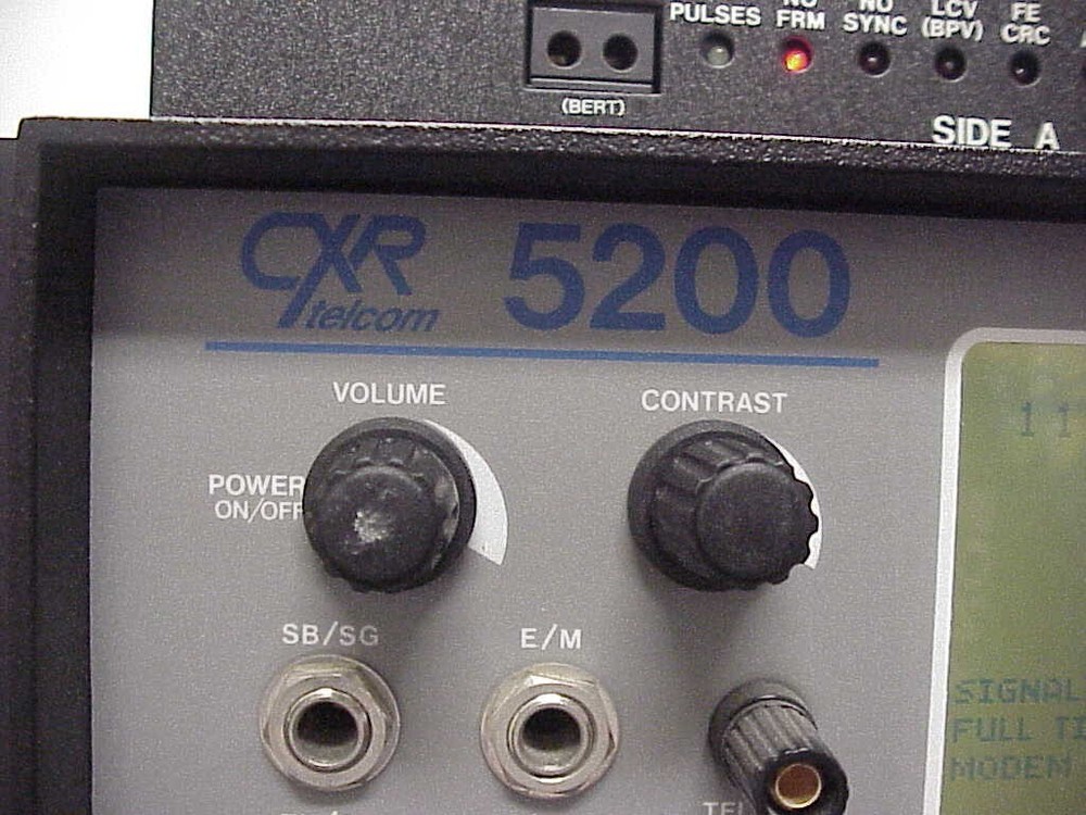 TELCOM UNIVERSAL CXR 5200 TRANSMISSION ANALYZER