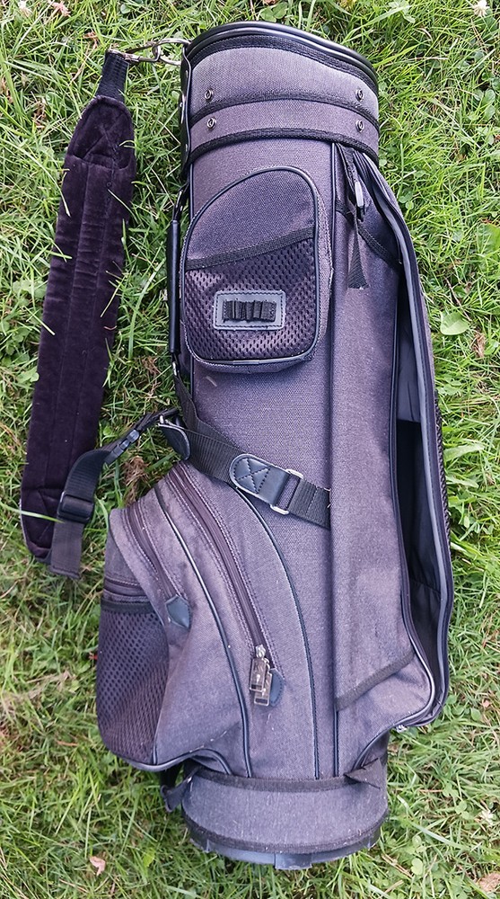 Knight Black Golf Bag 15-Way Divider Strap Hood