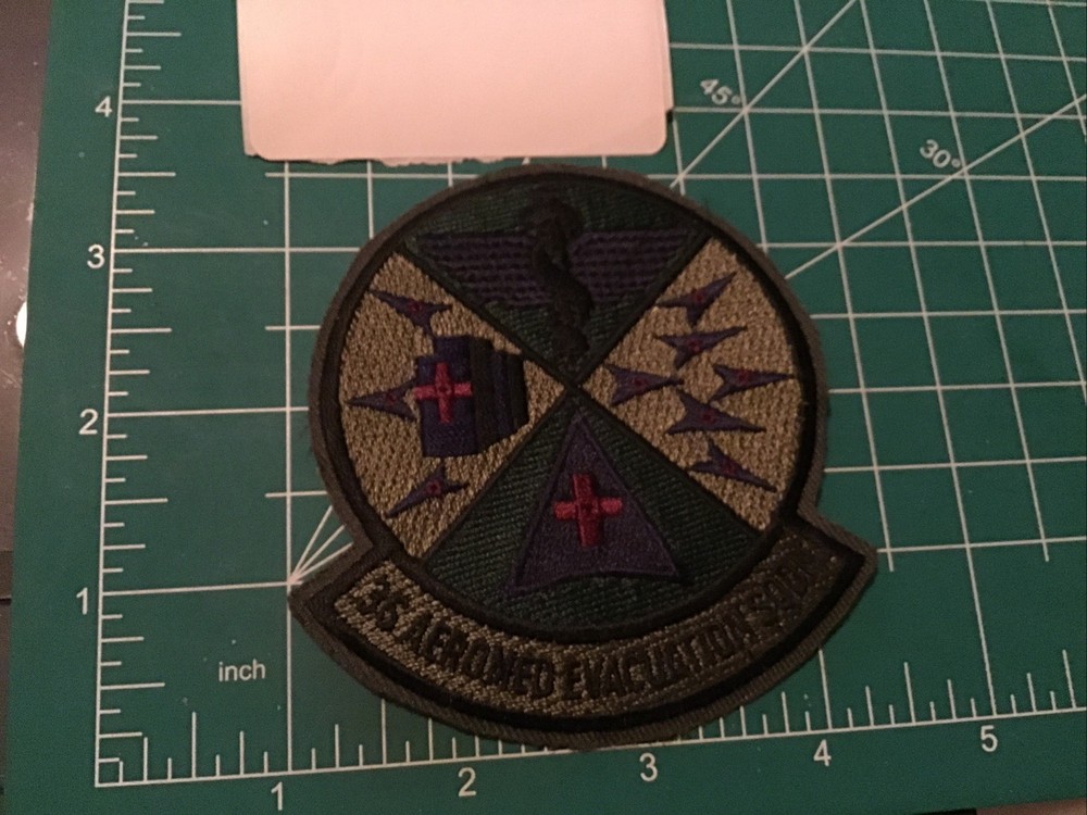 36th Aeromedical Evacuation Squadron patch US Air Force USAF Subdued